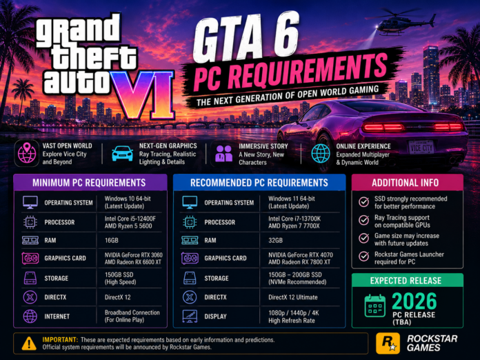 gta 6 pc requirements